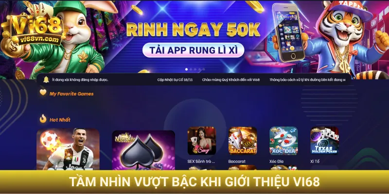 Giới thiệu Vi68 1 Tầm nhìn vượt bậc khi giới thiệu Vi68