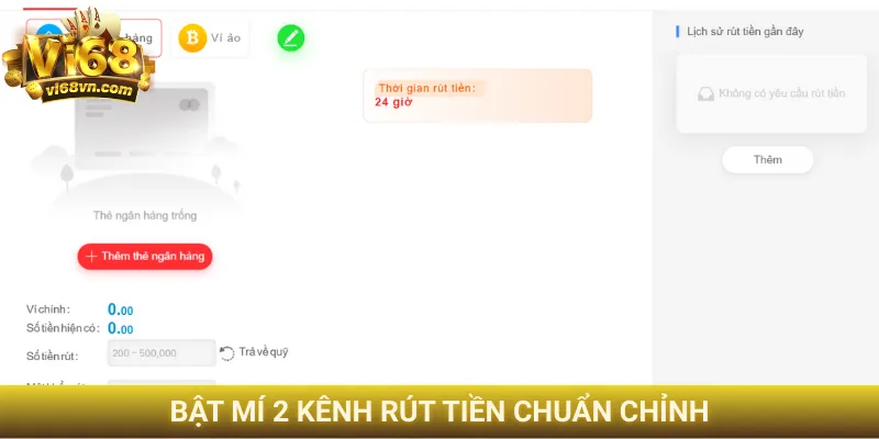 Bật mí 2 kênh rút tiền chuẩn chỉnh