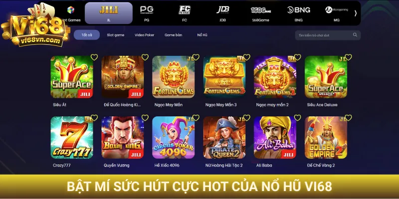 Bật mí sức hút cực hot của nổ hũ Vi68