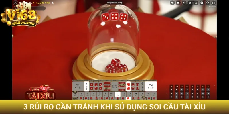 Soi cầu Tài Xỉu - Bí quyết chơi bách phát bách trúng 3 3 rủi ro cần tránh khi sử dụng soi cầu Tài Xỉu