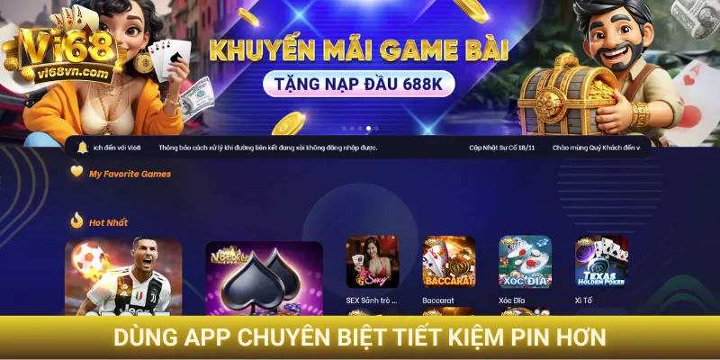 Dùng app chuyên biệt tiết kiệm pin hơn